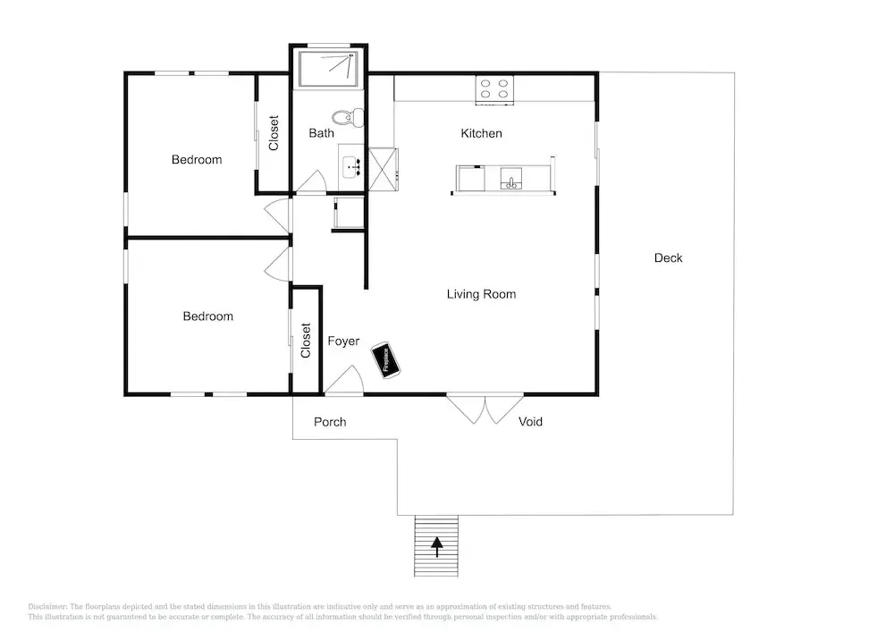 photo 1 of 21619 Moscow Rd Home 2 Bedrooms 1 Bathroom Home