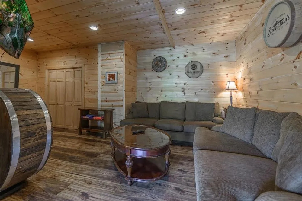 photo 1 of Alessandras - Beautiful Rustic-chic Riverfront Cabin Fireplace pet Friendly