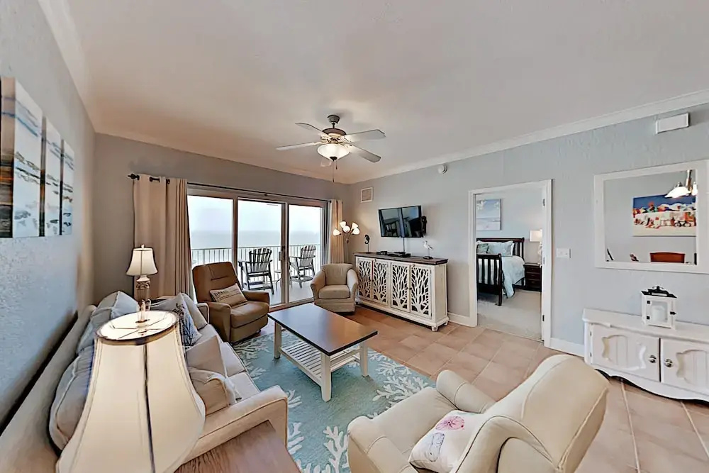 photo 1 of All-suite W/ Gulf-view Balcony & Pool Access 2 Bedroom Condo