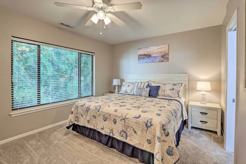 photo 1 of 1/4 Mi to Ocean: Beach Pebble Townhome w/ Patio