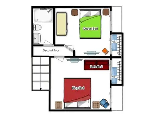photo 1 of Beachfront Condo HAS Pool View 2/2 FOR 7 Pool