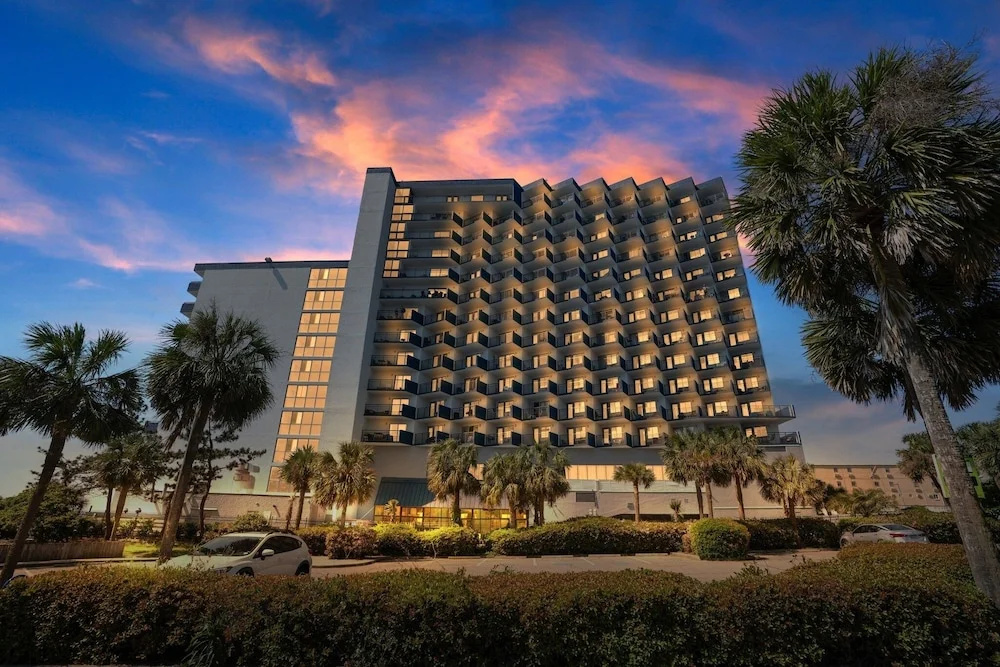 photo 1 of Beachfront, Two Queen Beds, Pool, Hot Tub, Free Parking 1 Bedroom Condo
