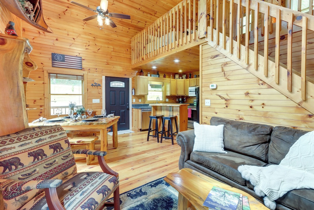 photo 1 of Blue Ridge Cabin Rental w/ Deck & Screened Porch!