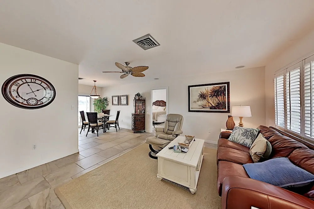 photo 1 of Canal-front Getaway W/ Pool - Minutes To Beach! 2 Bedroom Home