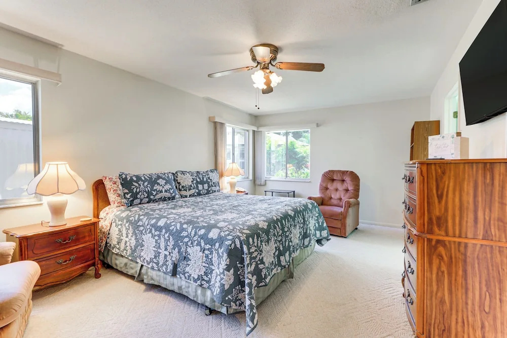photo 1 of Canal-front Gulf Coast Home ~ 3 Mi to Local Beach!