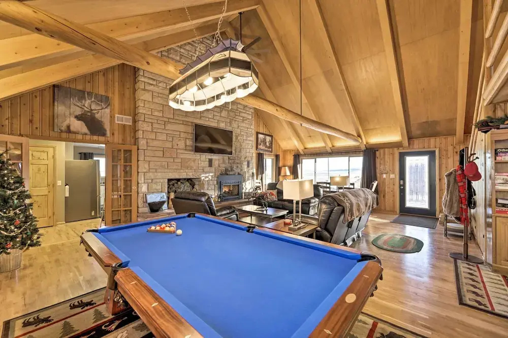 photo 1 of Centennial Cabin w/ Hot Tub, Sauna & Pool Table!