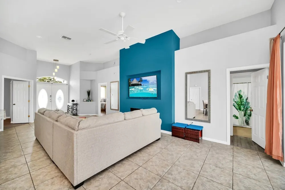 photo 1 of Charming Home With Private Pool and Electric Fire Place! #4bc110