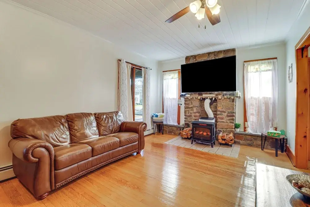 photo 1 of Charming Tannersville Home w/ Fire Pit + Deck!