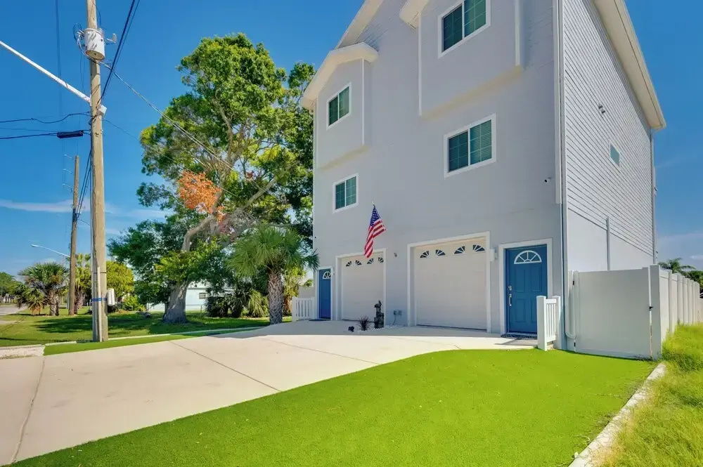 photo 1 of Walk to Beach! Waterfront Hudson Townhome