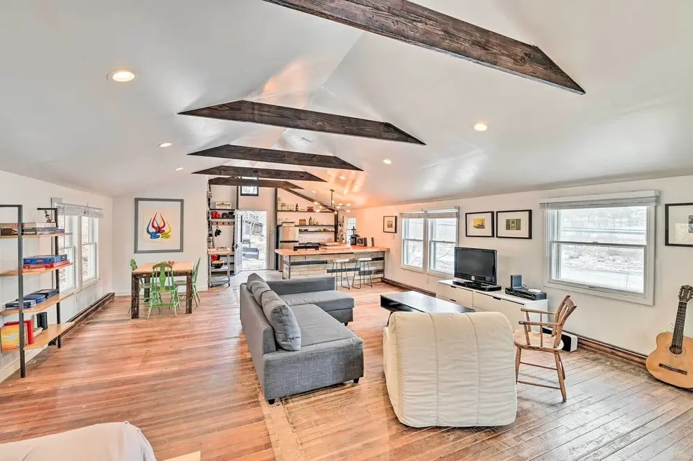 photo 1 of Chic Prattsville Studio w/ Private Hot Tub!