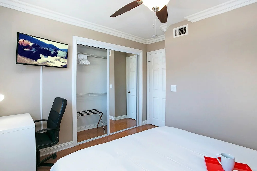 photo 1 of Costa Mesa/Newport - Fast WiFI - Work Stations - Free Parking - Self Check In! (CM-1)