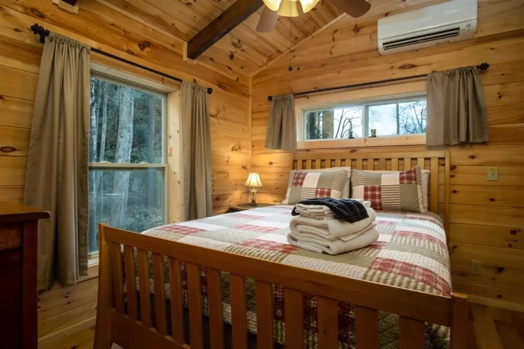 photo 1 of Creekside Log Cabin in Pisgah Forest