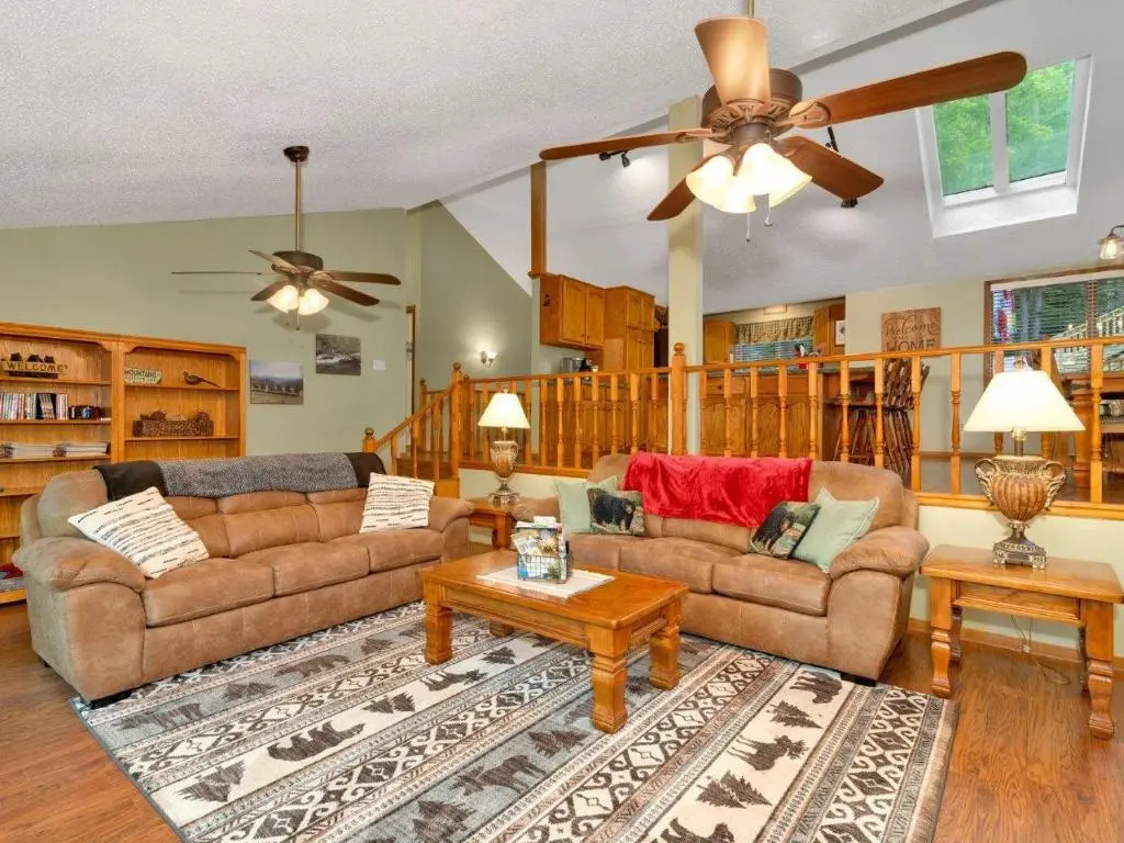 photo 1 of Creekside Falls Cabin - 3 bedroom /3 bathroom /2 family rooms / hot tub / wifi
