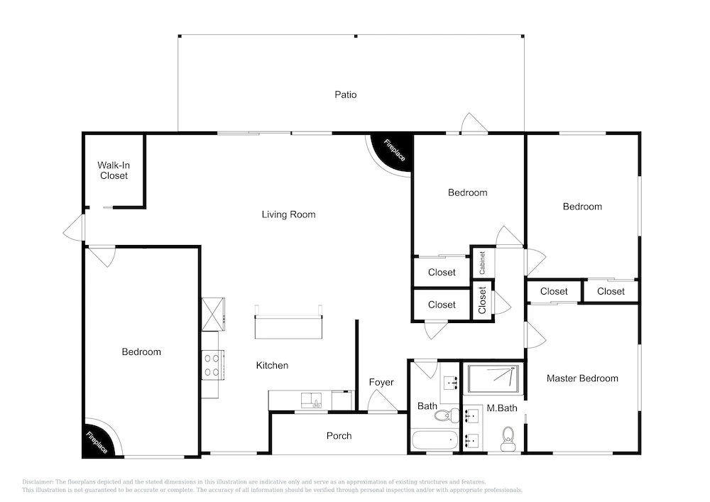photo 1 of E Mariposa Home 4 Bedrooms 2 Bathrooms Home