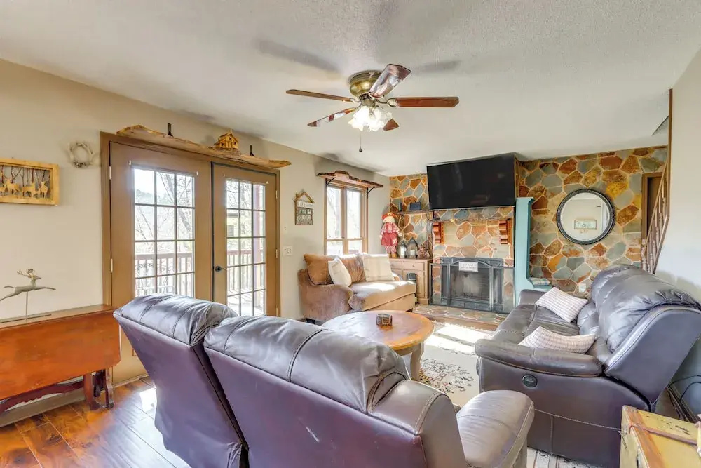 photo 1 of Ellijay Resort Cabin w/ Fire Pit, Decks, & Hot Tub