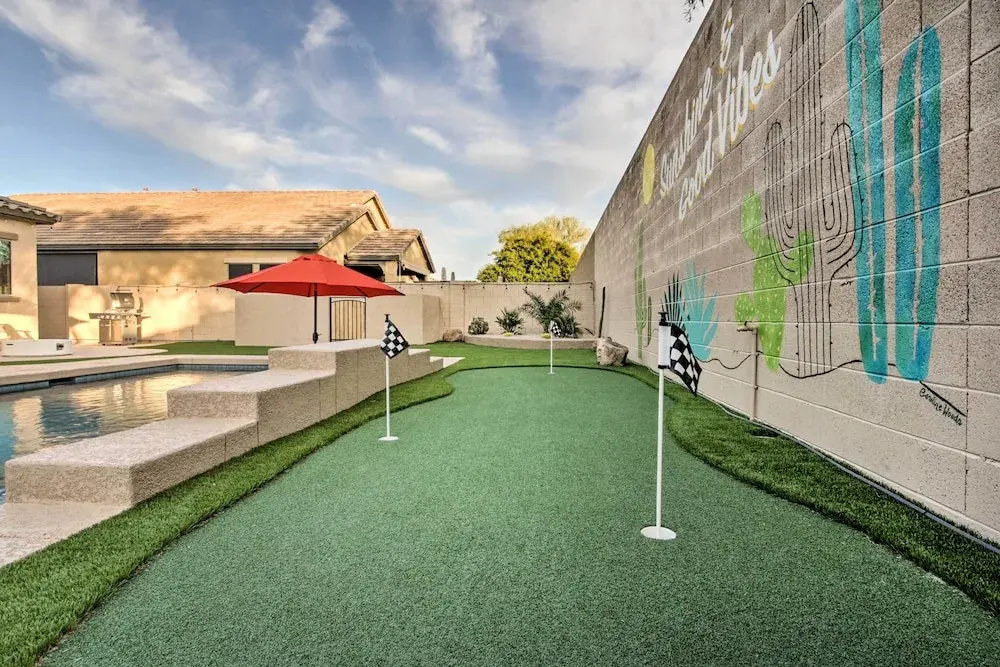 photo 1 of Pool & Game Room: Home in Goodyear Near Golfing