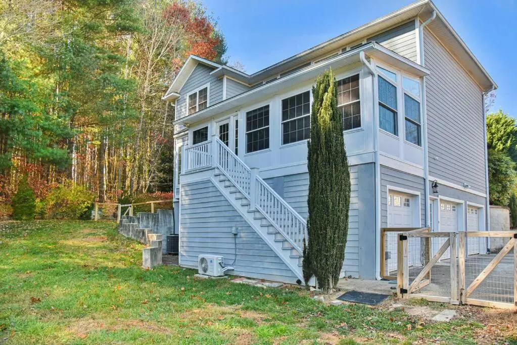 photo 1 of Gorgeous home with hot tub just 7 miles to downtown Asheville!