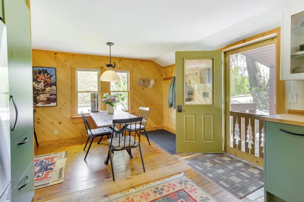 photo 1 of Gorgeous Sunday River Cabin w/ Saltwater Hot Tub!