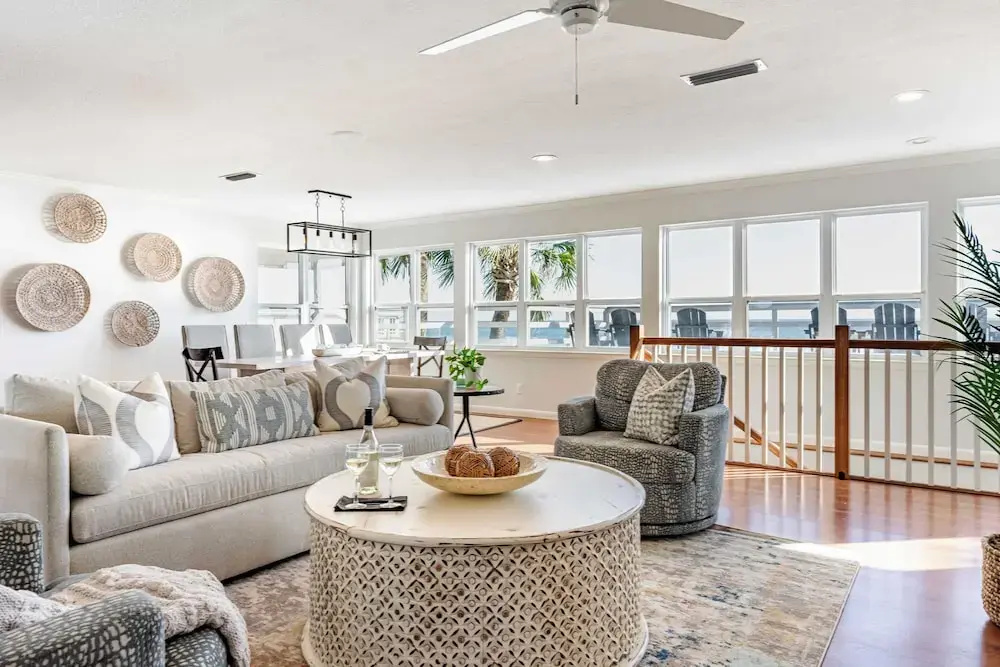 photo 1 of Gulf Front, Walk to Rosemary Beach, 5br, Gazebo Paradise on Park by Avantstay