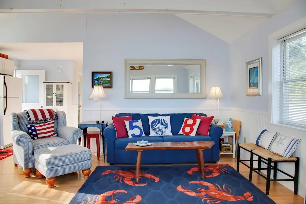photo 1 of 'heron Cottage' on Casco Bay w/ Deck & Boat Dock!