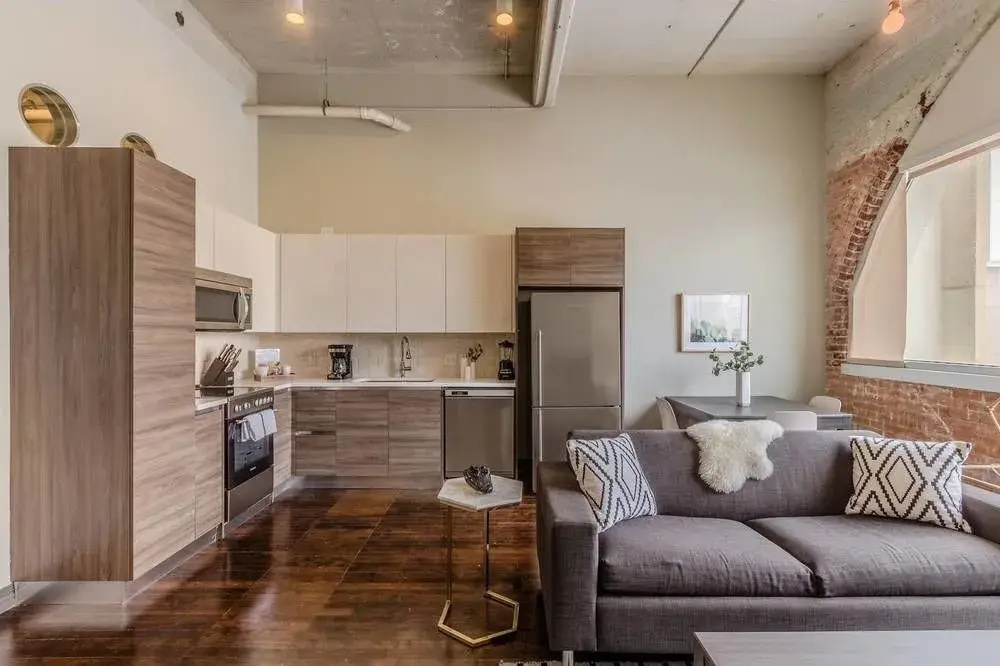 photo 1 of Homey 1BR Unit with Downtown Dallas Views
