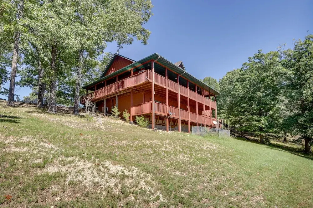 photo 1 of Beaver Lake Home w/ Game Room, Boat Slip & Views!