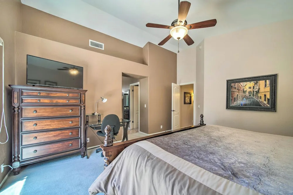 photo 1 of Hot Tub Relaxation & Golfing: Bright Chandler Home