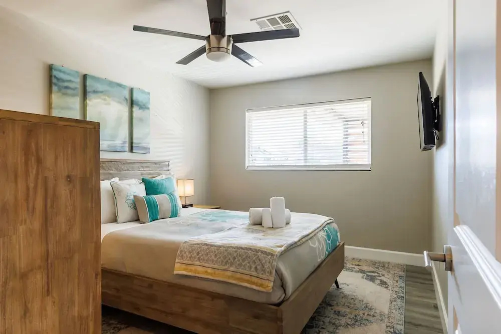 photo 1 of 4BR Sleeps 8 Heated Pool Yard Games Bbq!