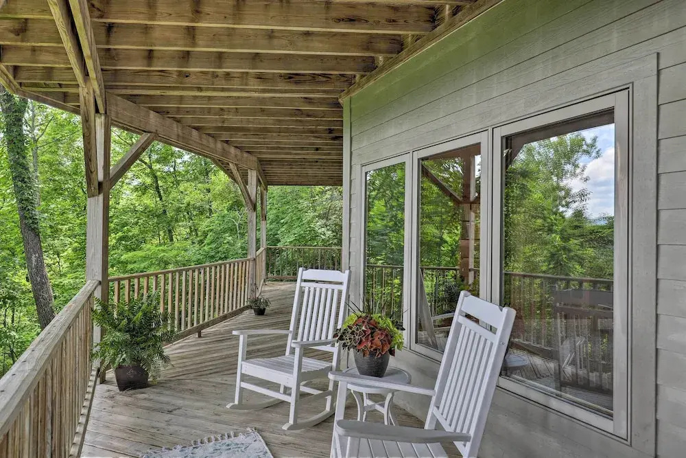 photo 1 of Black Mountain Gem w/ Inviting Deck & Scenic Views