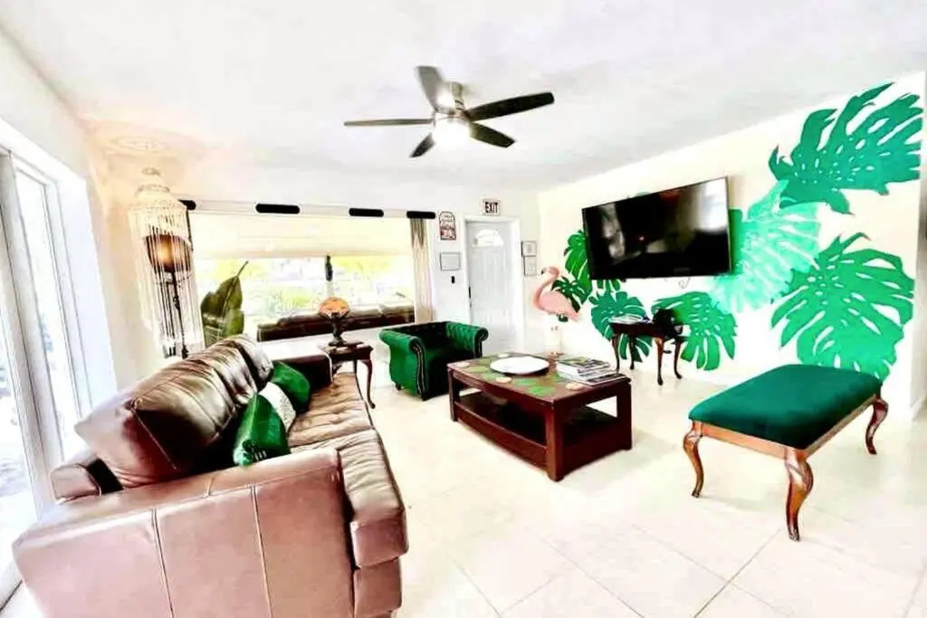 photo 1 of JUNGLE TO BEACH 4 R 3 BR Family and Pet Heated pool N Airport N Beach N Hard Rock
