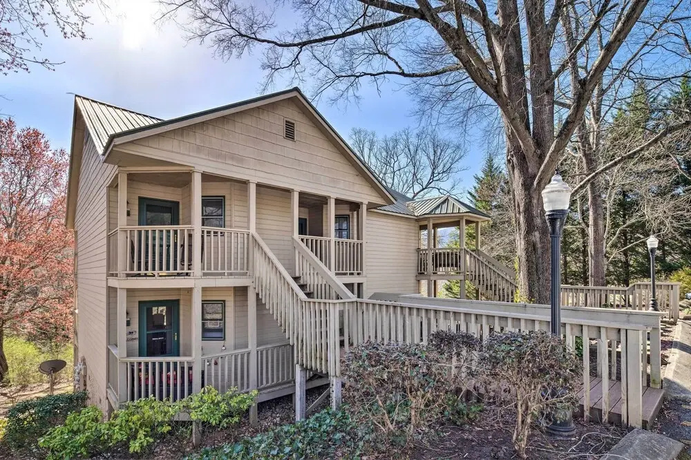 photo 1 of Balcony + Pool Access! Couples Escape in Lake Lure