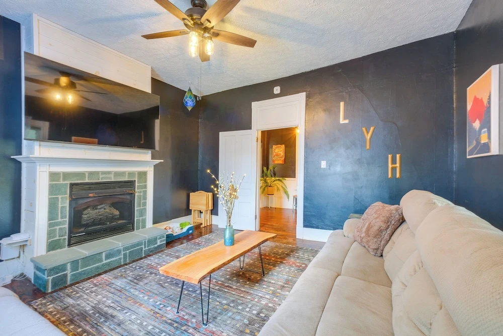 photo 1 of 4 Mi to Liberty U: Huge Home w/ Yard & Hot Tub
