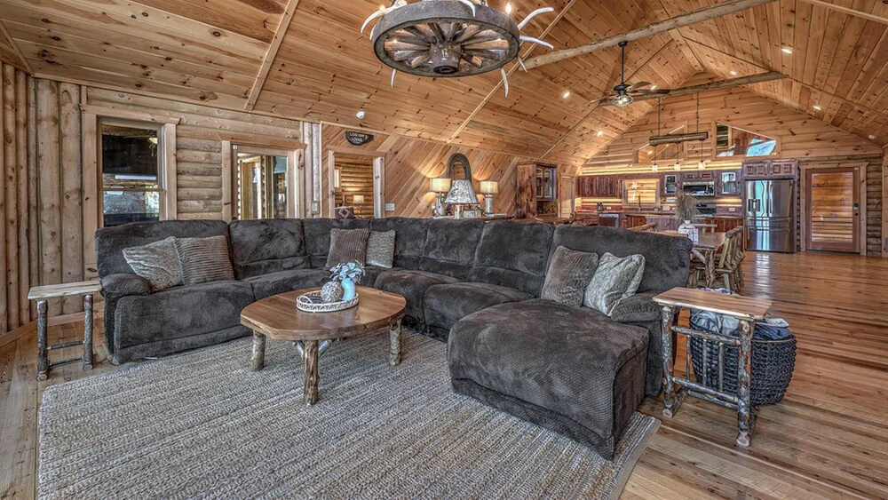 photo 1 of Log-off Lodge by Escape to Blue Ridge