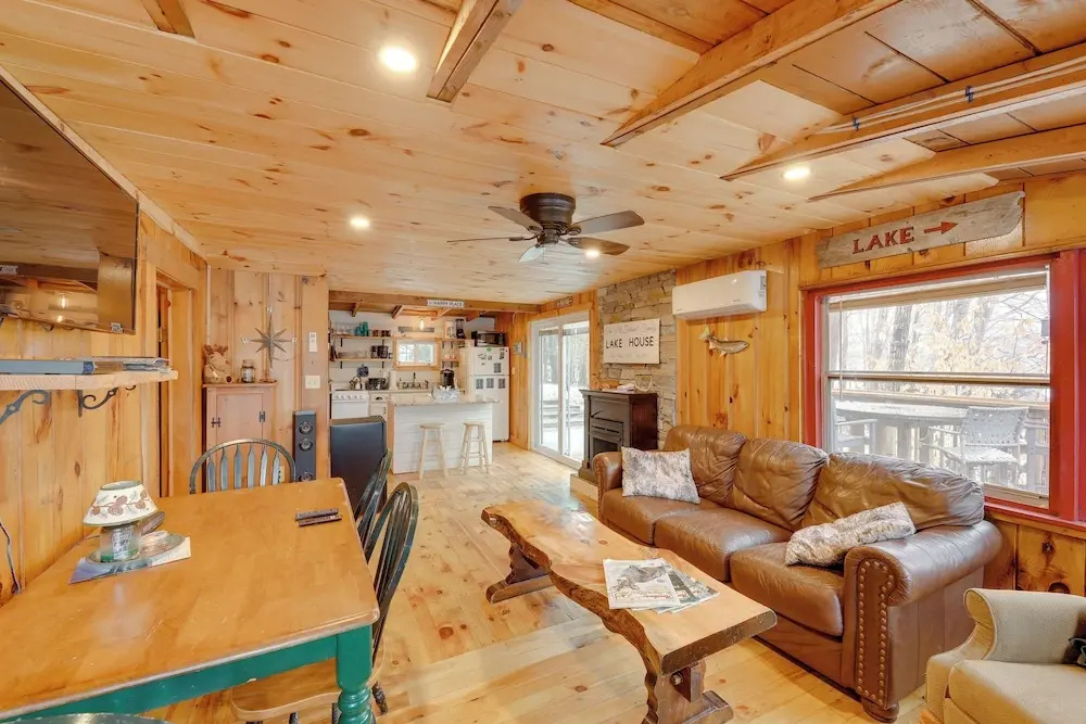 photo 1 of Lovely Maine Cabin w/ Deck, Gas Grill & Fire Pit!