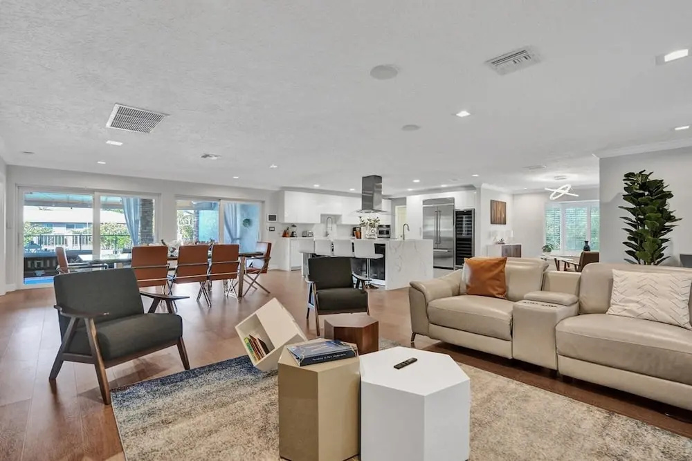 photo 1 of Luxe 4BR Waterfront w Htd Pool 5min to Beach
