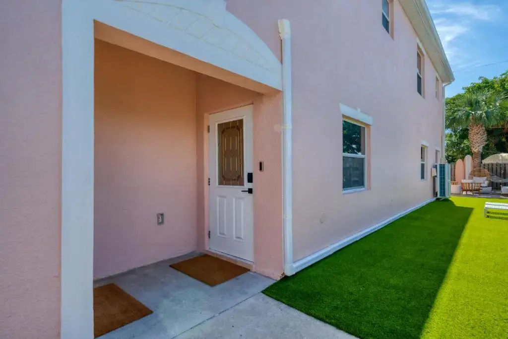 photo 1 of Luxury Villa 3 Blocks from the Beach with Hot Tub a Fire Pit and Outdoor Oasis