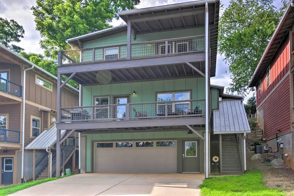 photo 1 of Modern Asheville Greenway Residence w/ 2 Decks!