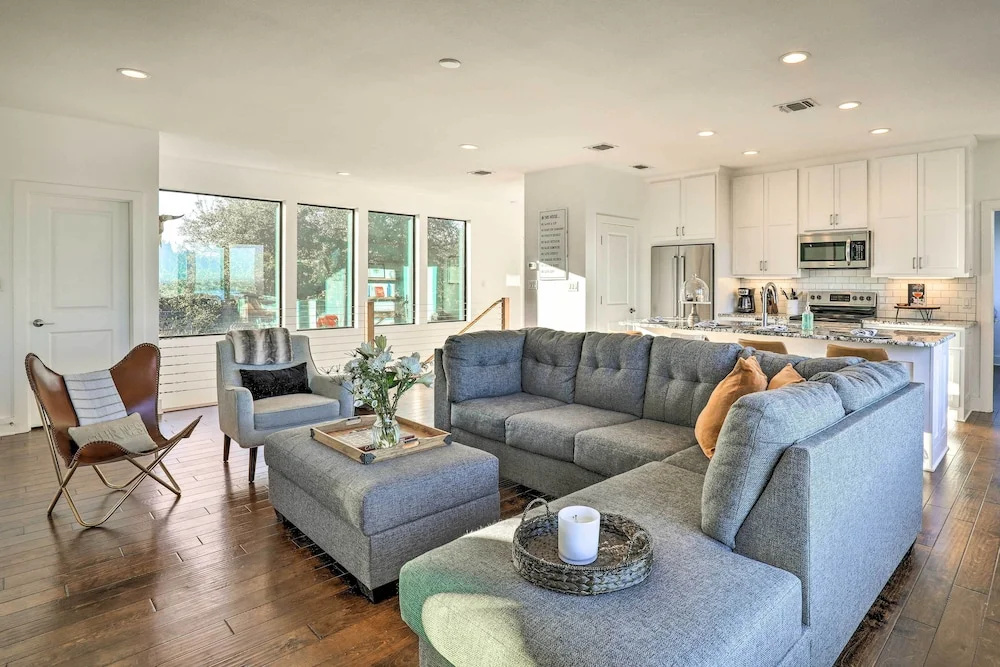 photo 1 of Lake Granbury Views + Game Room! Modern Escape