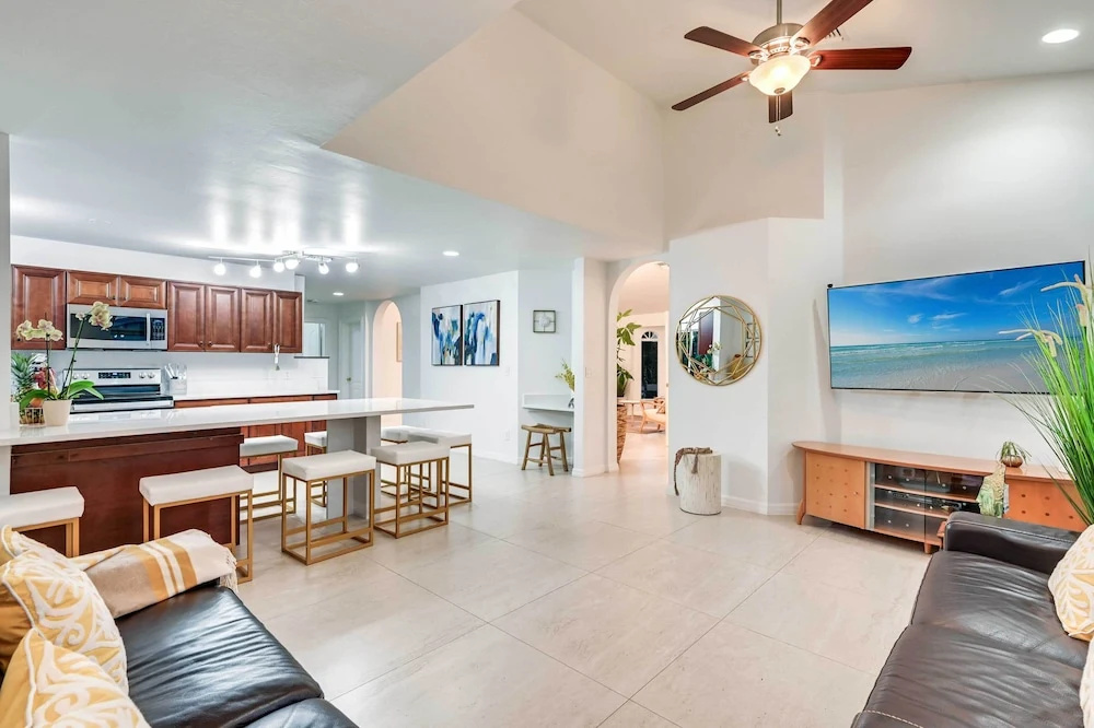 photo 1 of Modern Naples Oasis w/ Saltwater Pool & Jacuzzi!