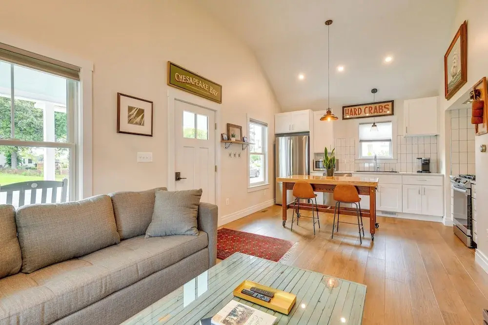 photo 1 of Modern Solomons Cottage Rental - Walk to Island!