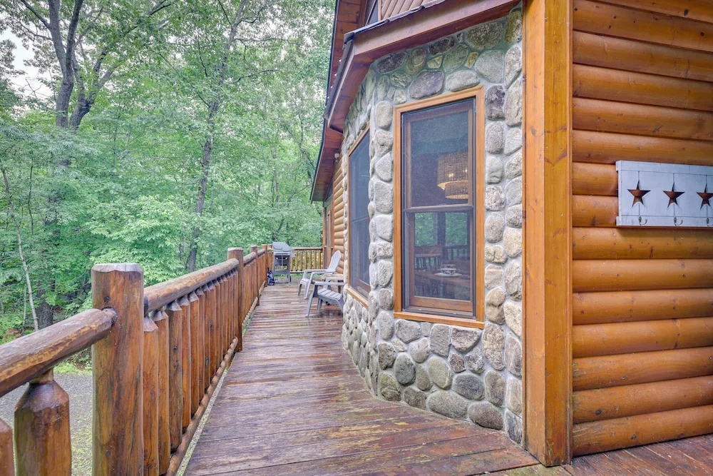 photo 1 of Morganton Cabin < 1/2 Mi to Blue Ridge Lake!
