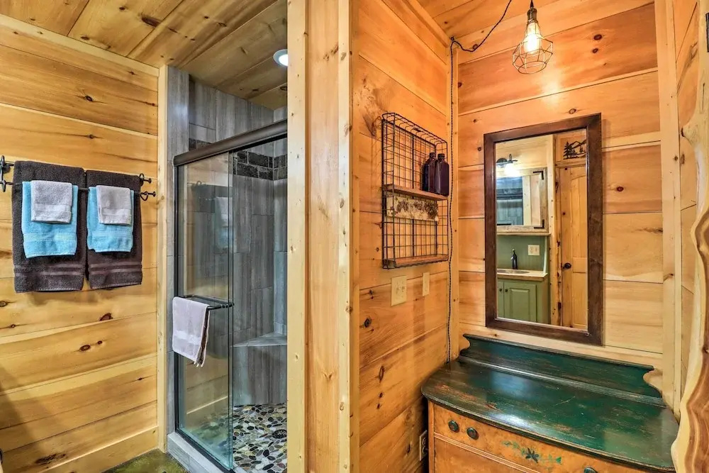 photo 1 of Mountain View Hideaway w/ Outdoor Fireplace!