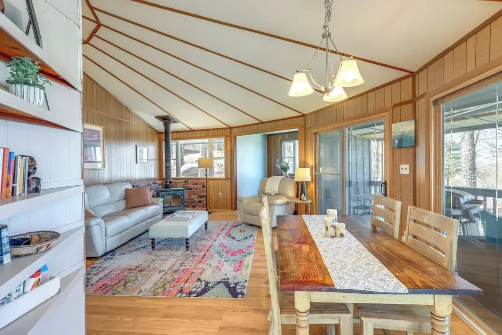 photo 1 of Mountaintop Mars Hill Cabin w/ Wraparound Deck!