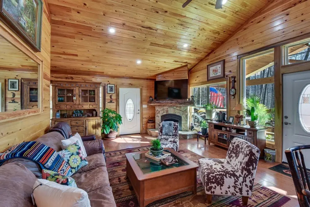 photo 1 of Mountain-view Cabin ~ 2 Mi to Downtown Clayton!