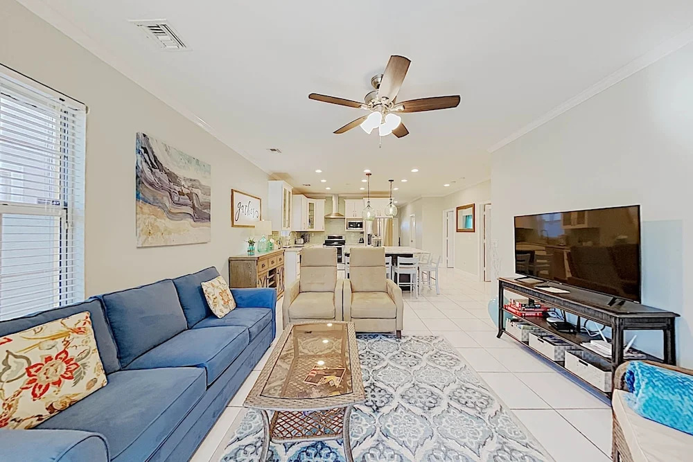 photo 1 of New Listing! Designer Beach W/ Bikes 3 Bedroom Home