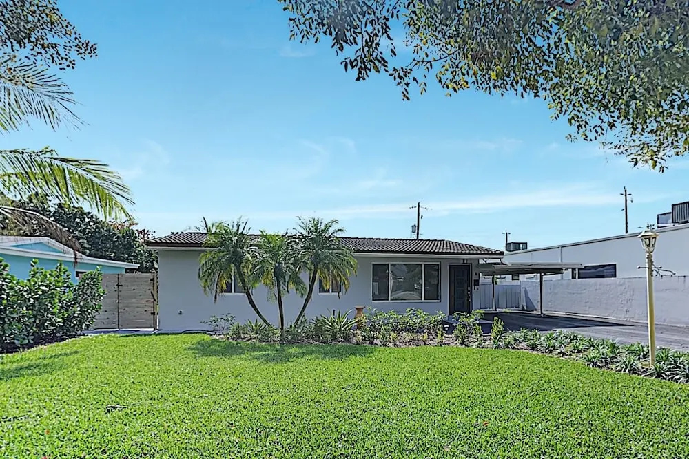 photo 1 of New Listing! Modern Art Haven W/ Pool - Near Beach 3 Bedroom Home