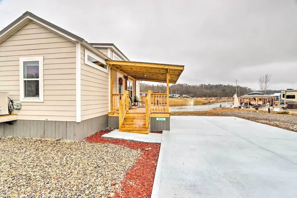 photo 1 of Newly Built Morganton Tiny Home w/ Deck!