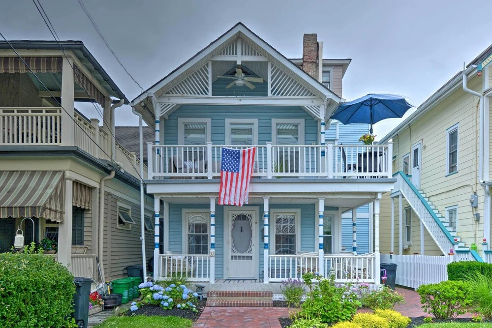 photo 1 of Ocean Grove Apt. w/ Balcony: 1 Block to the Beach!