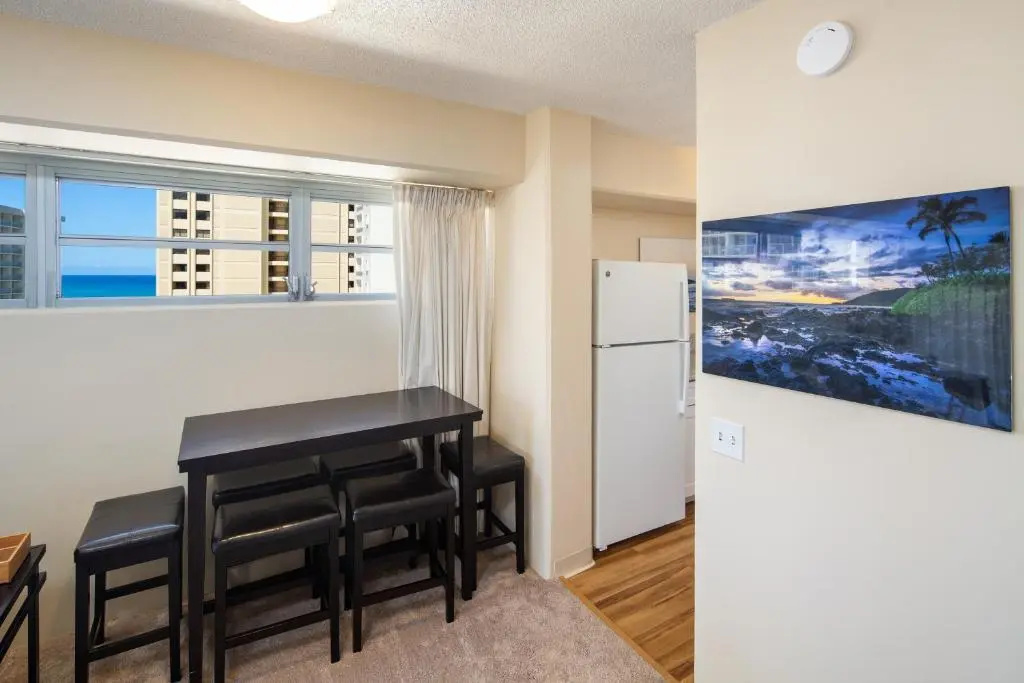 photo 1 of Ocean View from Lanais-2 Blocks to Waikiki Beach - Free Parking