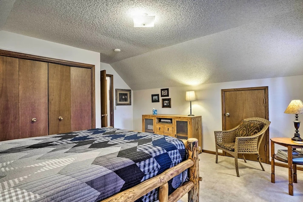 photo 1 of 'peaceful Pines' Estes Park Home: Longs Peak View